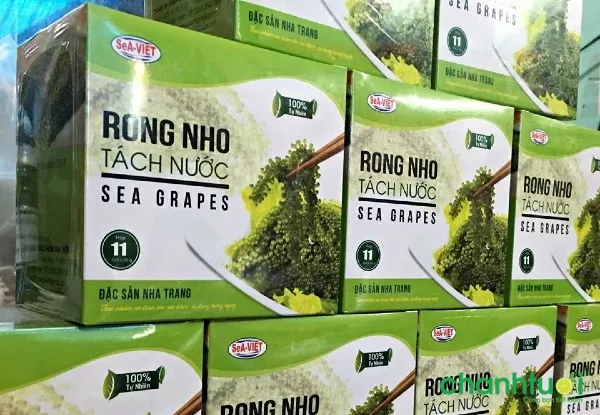 rong nho tách nước