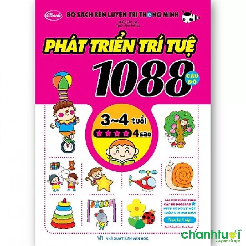 Sách 1088 câu đố phát triển trí tuệ cho bé