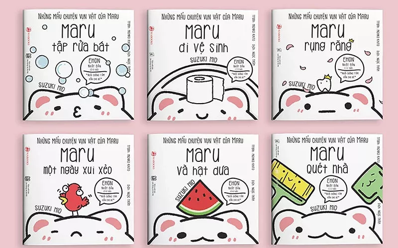 Sách Ehon: Những mẩu chuyện vụn vặt của Maru