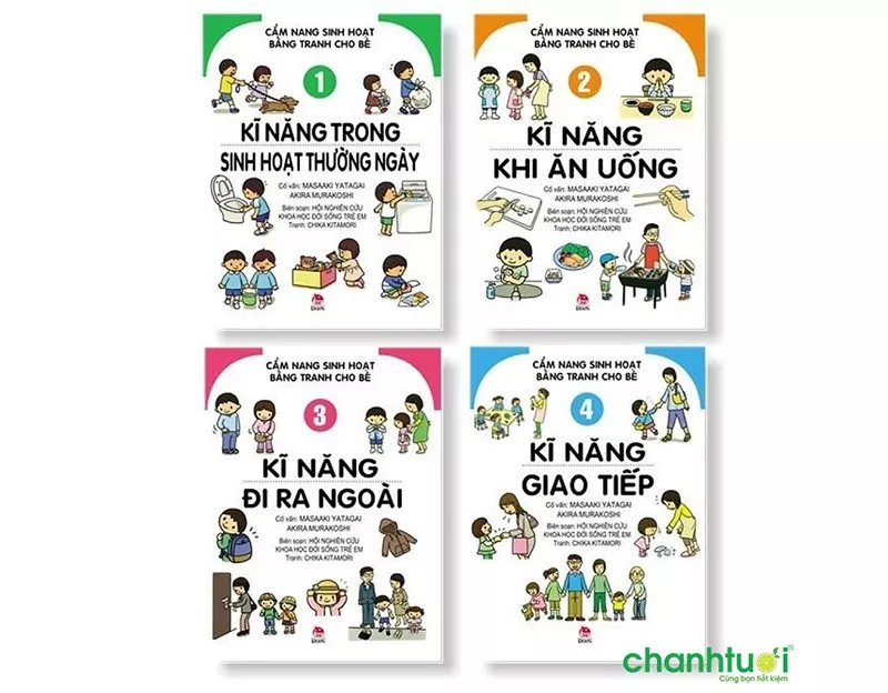 Sách kỹ năng sống cho trẻ Cẩm Nang Sinh Hoạt Bằng Tranh Cho Bé