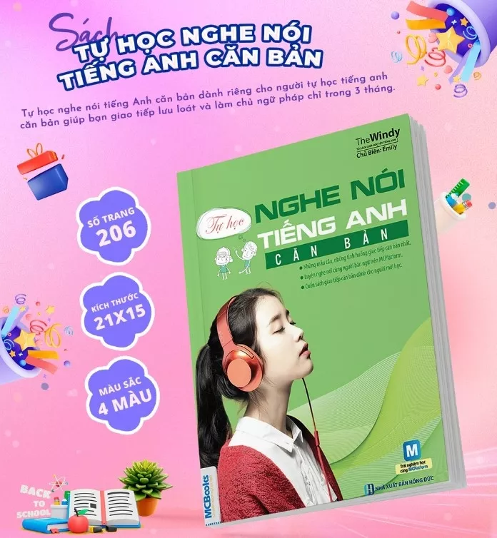 Sách Tự Học Nghe Nói Tiếng Anh Căn Bản Dành Cho Người Mất Gốc