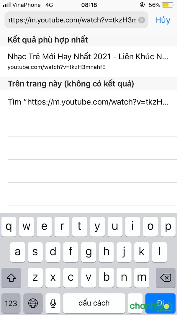 Sao chép liên kết video