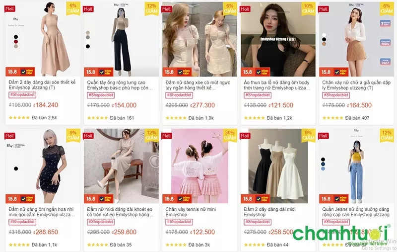 Shop Emily trên Shopee