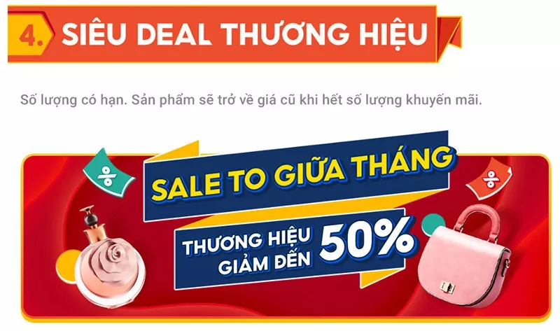 Shopee 15.2: Deal thương hiệu