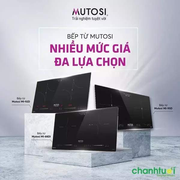 So sánh bếp từ Mutosi MI-95DI và MI-92D