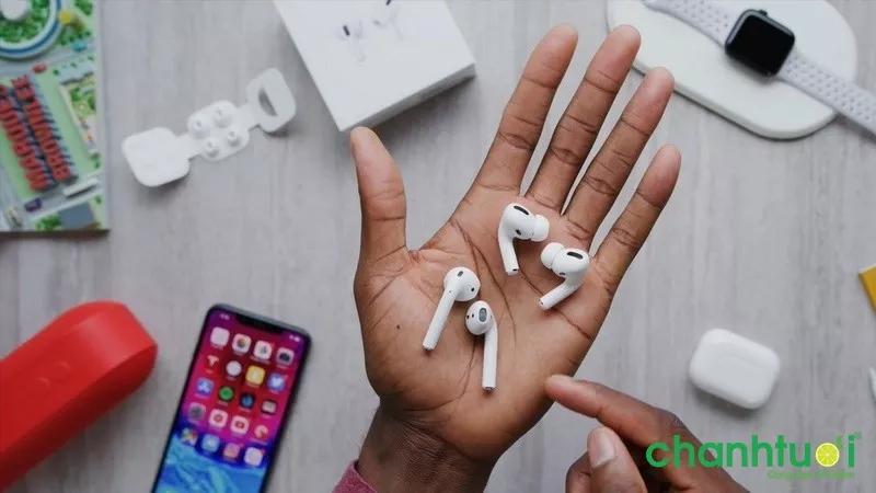 So sánh giá AirPods 2 và AirPods Pro