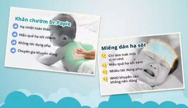 So sánh khăn và miếng dán