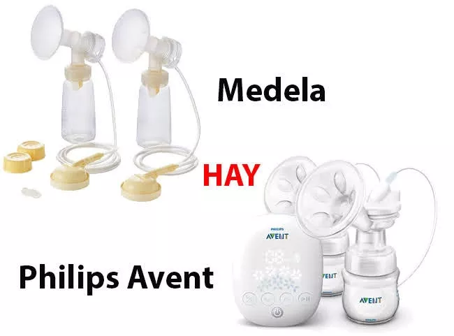 So sánh máy hút sữa Avent và Medela