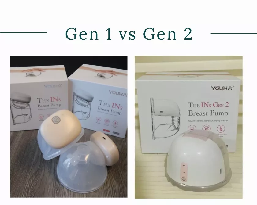 So sánh máy hút sữa Youha Gen 1 và Gen 2