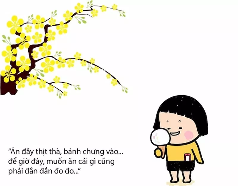 STT Tết hài hước thả thính