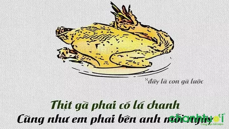 STT thả thính bằng đồ ăn