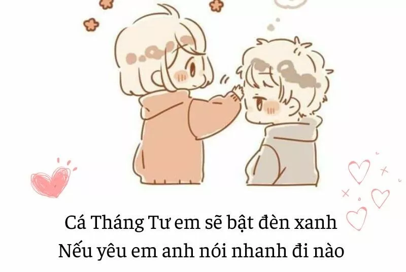 STT Thả thính Cá tháng Tư Nữ