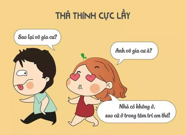 Stt thả thính nhây