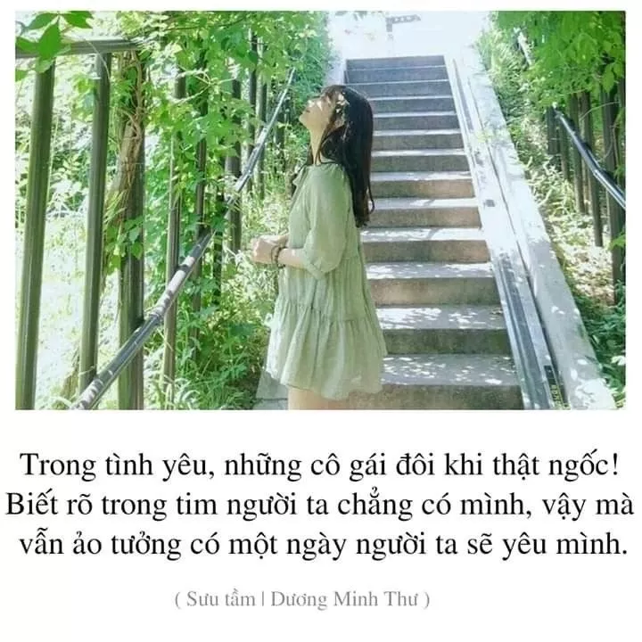 STT về tâm trạng cô gái đang yêu