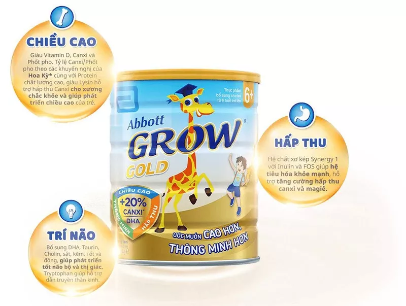 Sữa Abbott Grow Gold 6+