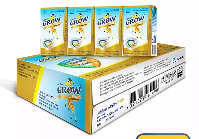 Sữa Abbott Grow Gold pha sẵn hương vani