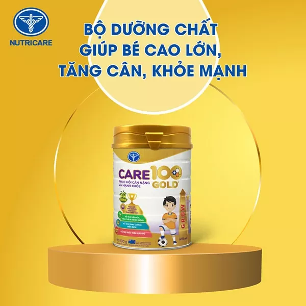 Sữa Care 100 Gold có tốt không? Sữa tăng cân, chiều cao cho bé không?