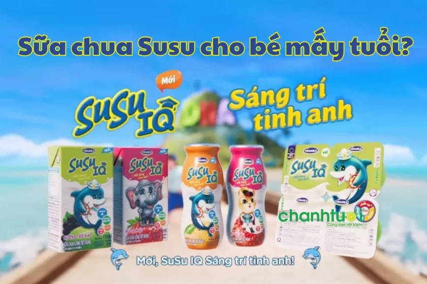 Sữa chua Susu cho bé mấy tháng?