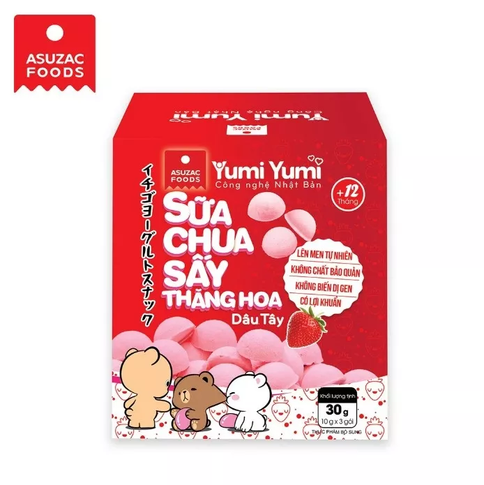 Sữa chua vị dâu Yumi Yumi Asuzac