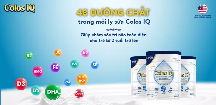 Sữa Colos IQ cho bé