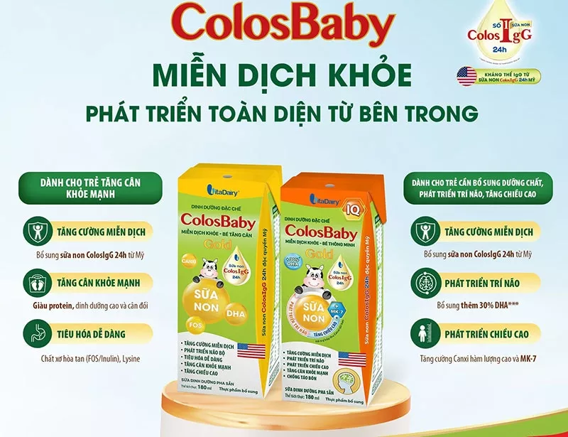 Sữa Colosbaby IQ Gold pha sẵn