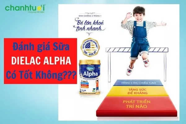 Sữa Dielac Alpha Vinamilk có tốt không? Có táo bón không?