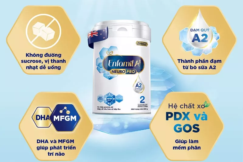 Sữa Enfamil A2 số 2