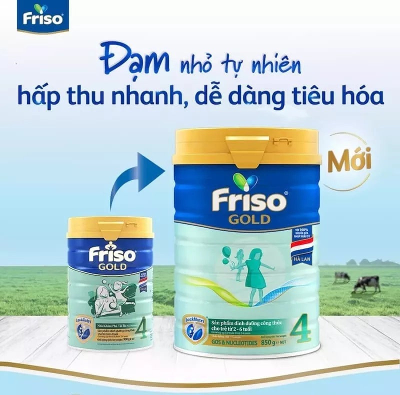 Sữa friso cho bé Gold 4