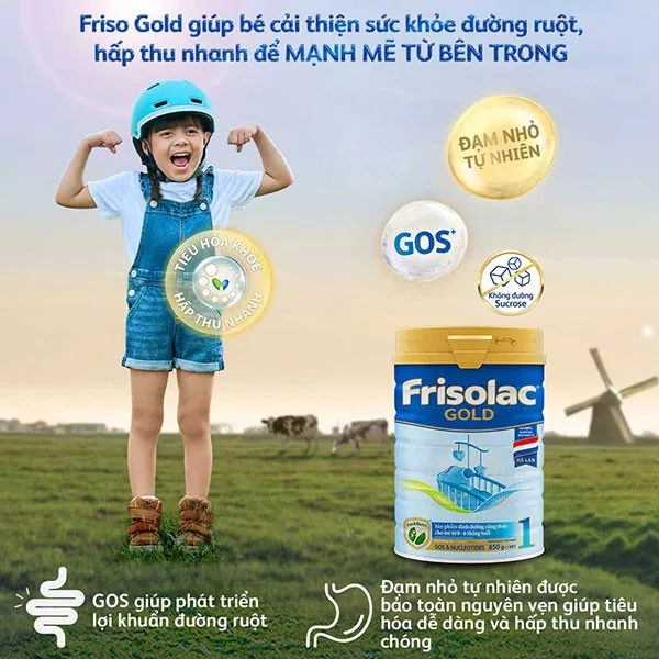 Sữa Friso Gold 1 cho trẻ từ 0 - 6 tháng