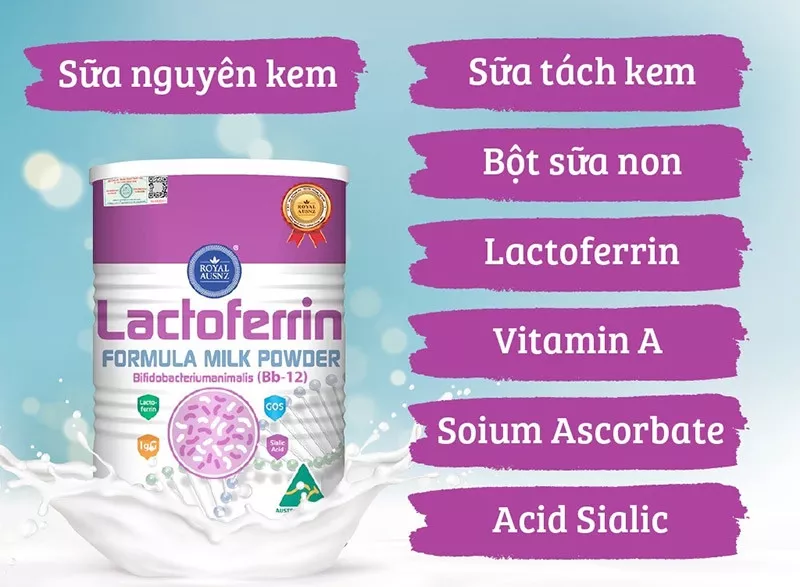 Sữa Hoàng Gia Úc Lactoferrin