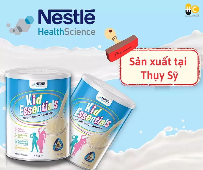 Sữa Kid Essentials cho bé biếng ăn