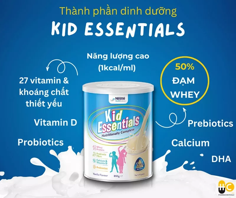 Sữa Kid Essentials của Nestle Thụy Sỹ