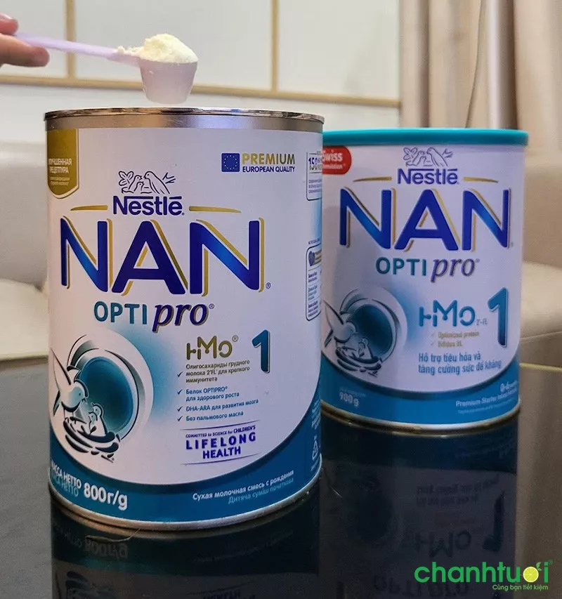 Sữa NAN Optipro có vị nhạt tương tự sữa mẹ