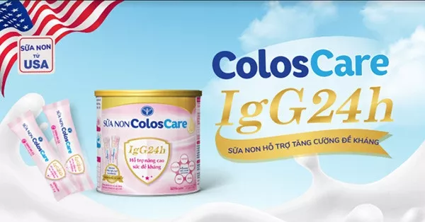 Sữa non ColosCare IgG24h cho bé