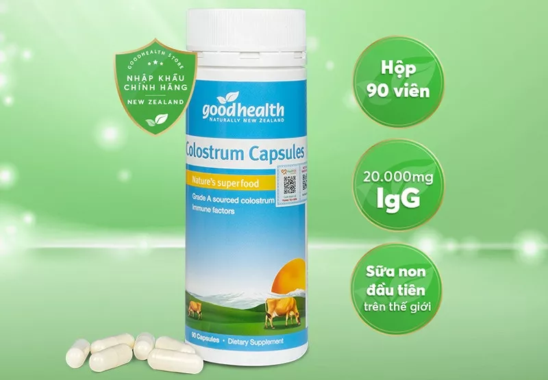 sữa non Goodhealth Colostrum Capsules