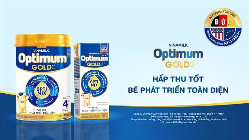 Sữa Optimum Gold của Vinamilk