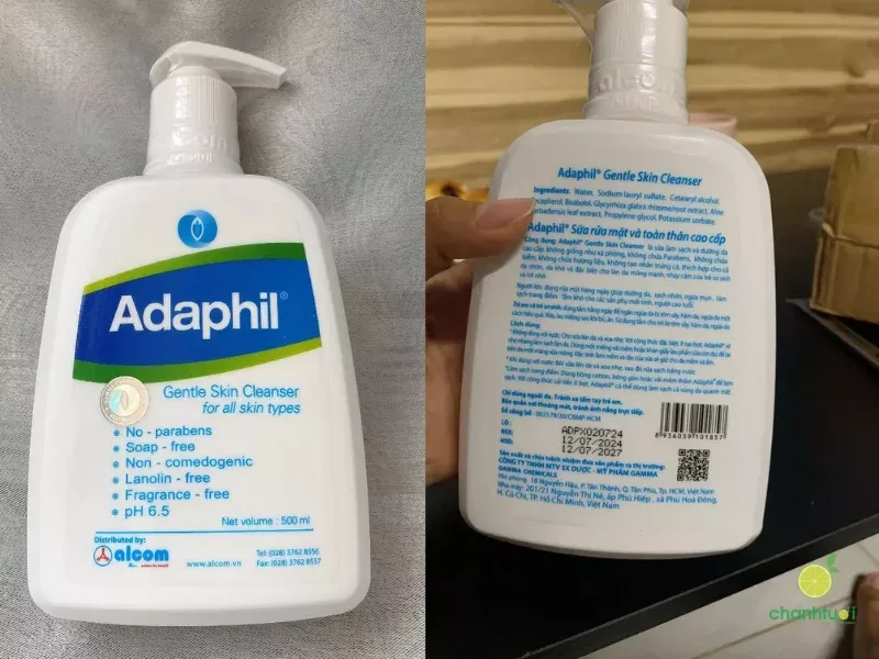 Sữa rửa mặt Adaphil 500ml