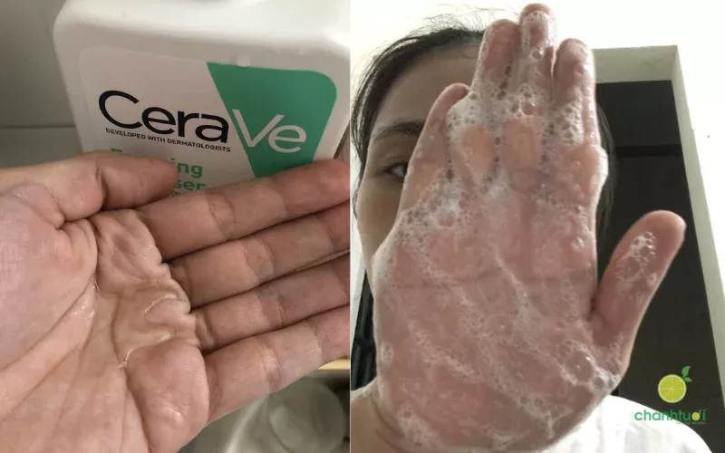 sữa rửa mặt cerave cho da dầu mụn 1