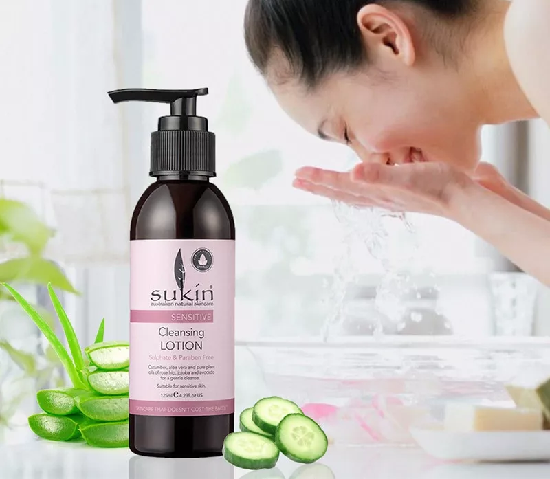 Sữa rửa mặt Sukin cho bà bầu