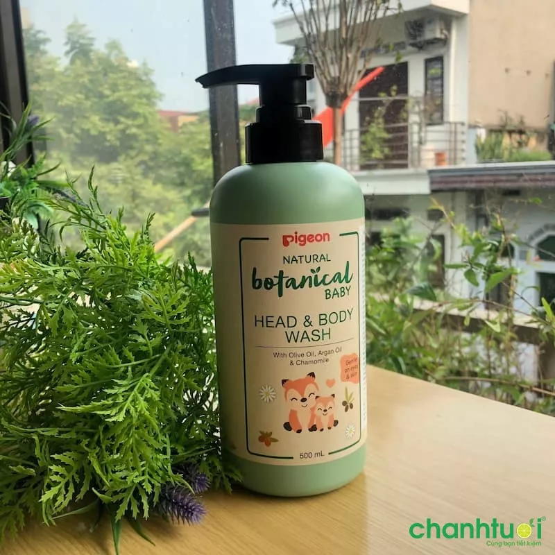 Sữa tắm gội toàn thân cho bé Natural Botanical