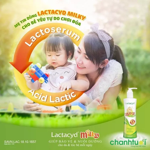 Sữa tắm Lactacyd được nhiều mẹ tin dùng