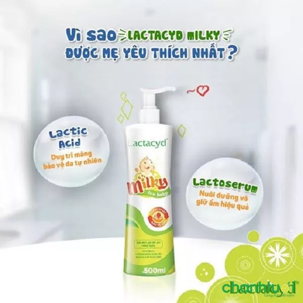 Sữa tắm Lactacyd Milky