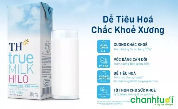 Sữa tươi tiệt trùng TH True Milk HILO