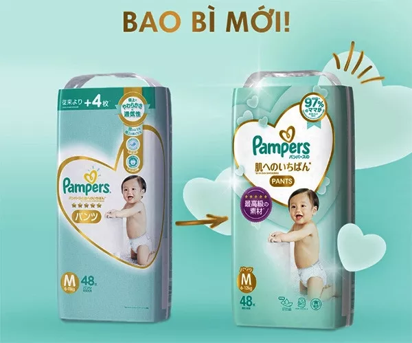 Tã dán Pampers nội địa Nhật