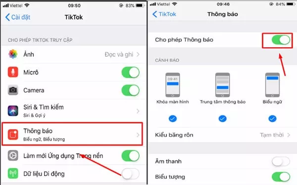 Tắt thông báo Shopee trên iPhone