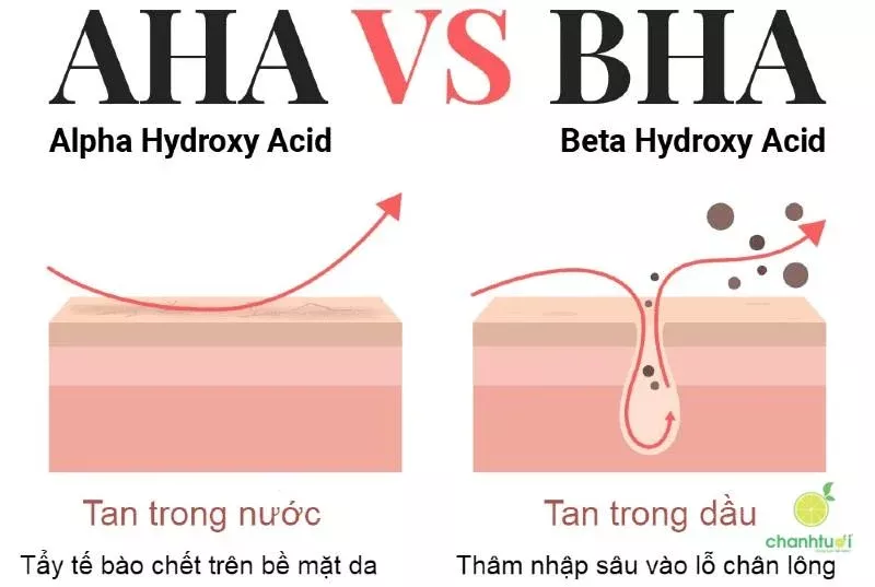 Tẩy da chết AHA và BHA 1