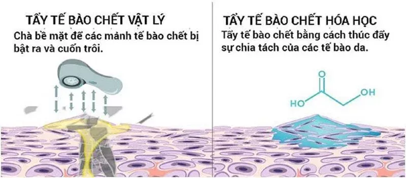 Tẩy tế bào chết hóa học là gì 3