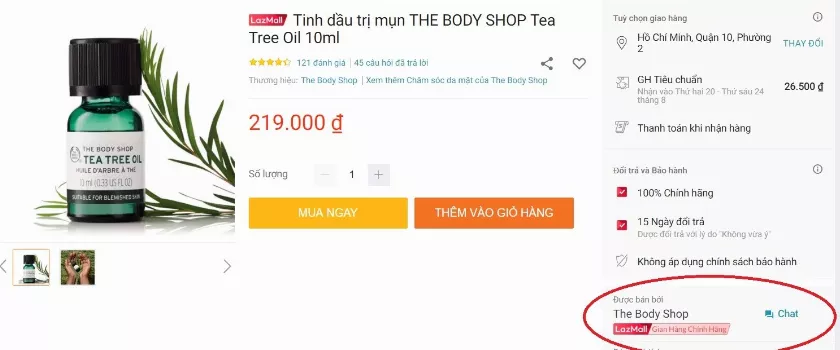 the body shop tea tree oil