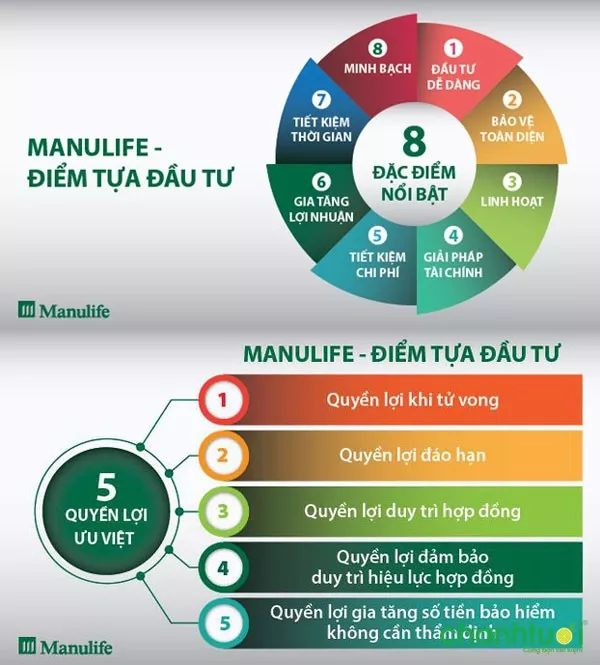 Thông tin gói bảo hiểm điểm tựa đầu tư của Manulife