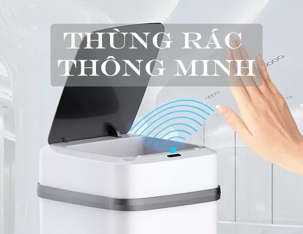 Thùng rác thông minh hiện đại